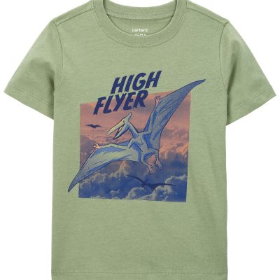 Green Toddler Flying Dinosaur Graphic Tee | carters.com