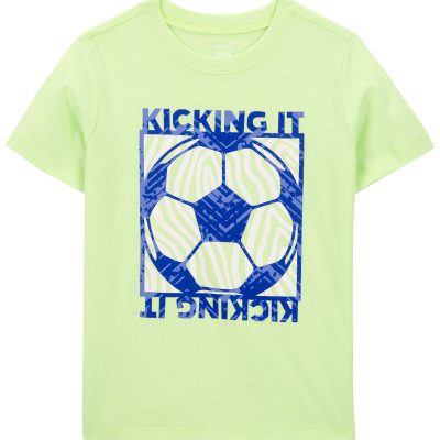 Green Toddler Soccer Ball Graphic Tee | carters.com