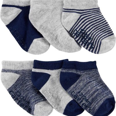 Grey Baby 6-Pack Ankle Socks | carters.com