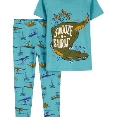 Grey Toddler 2-Piece Dinosaur 100% Snug Fit Cotton Pajamas | carters.com