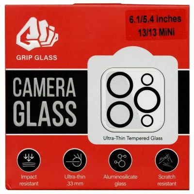 Grip Glass – Tempered Glass Camera Protector for iPhone 13 / 13 Mini