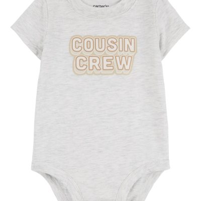 Heather Baby Cousin Crew Bodysuit | carters.com