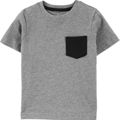 Heather Baby Pocket Jersey Tee | carters.com