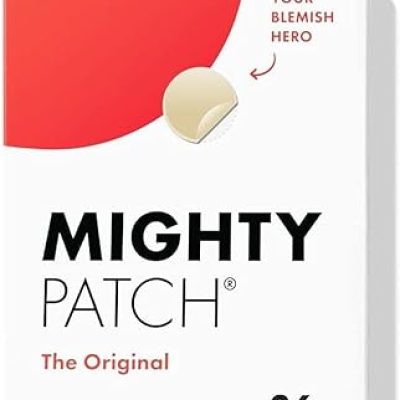 Hero Cosmetics Mighty Patch™ Original Patch – Hydrocolloid Acne Pimple Patch for Covering Zits and Blemishes, Spot Stickers for Face and Skin (36…