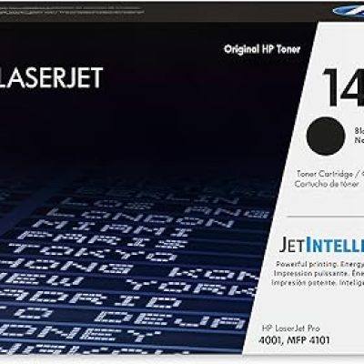 HP Original 148A Black Laserjet Toner Cartridge | This Cartridge Works Laserjet Pro 4001, MFP 4101 | W1480A