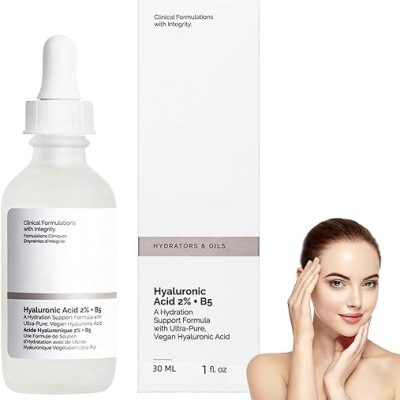 Hyaluronic Acid 2% + B5,Face Moisturiser, Hyaluronic Acid Serum For Face Hydrated, Hyaluronic Acid Face Serum for Women Plump And Smooth Skin,…