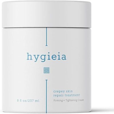 Hygieia Crepey Skin Full Body Moisturizing & Firming Cream – Tighten & Smooth Crepey Skin – Anti-Aging Moisturizer with Hyaluronic Acid, AHAs, and…