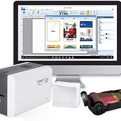 IDP SMART-21S Desktop Color ID Card Printer Kit