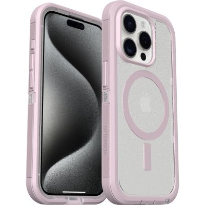 iPhone 15 Pro Defender Series XT Clear Case for MagSafe