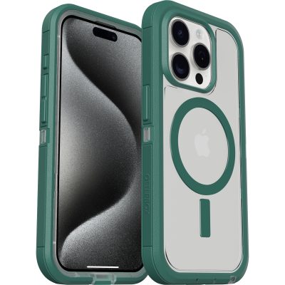 iPhone 15 Pro Defender Series XT Clear Case for MagSafe