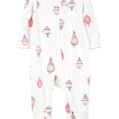 Ivory Baby Hot Air Balloon 2-Way Zip Sleep & Play Pajamas | carters.com