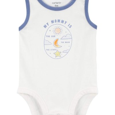 Ivory Baby Mommy Sleeveless Bodysuit | carters.com