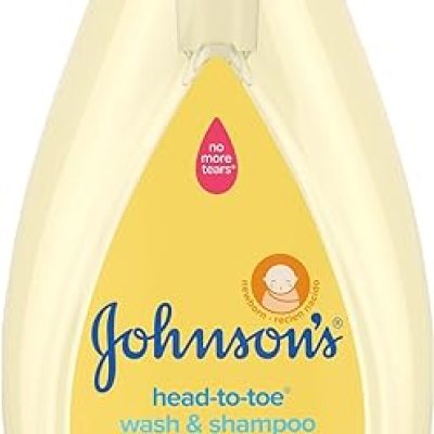Johnson’s Head-to-Toe Gentle Tear-Free Baby & Newborn Wash & Shampoo, Sulfate-, Paraben- Phthalate- & Dye-Free, Hypoallergenic Wash for Sensitive…