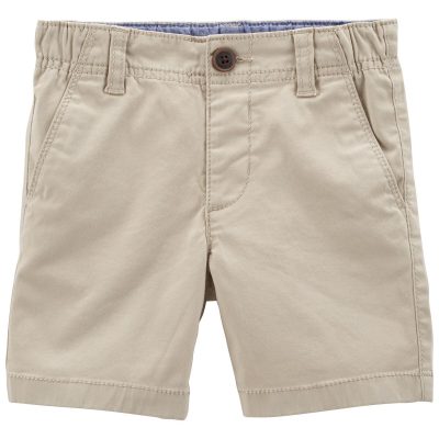 Khaki Toddler Stretch Chino Shorts | carters.com