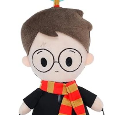 KIDS PREFERRED Harry Potter On The Go Activity Toy with Teether, On The Go Clip, Crinkle Texture, and Jingle Bell
