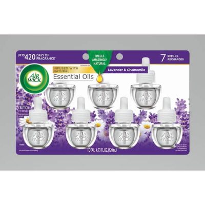 Lavender Scented Oil Plug-In Air Freshener Refill (Pack of 7)