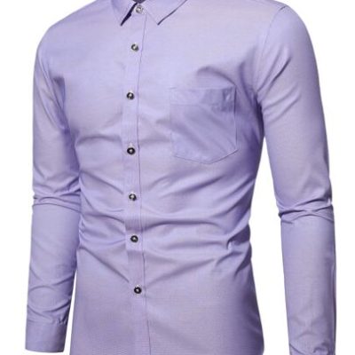 Manfinity Mode Men Patched Pocket Button Up Shirt