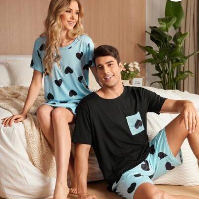 Men Leisure Pajamas Pocket Home Service Set