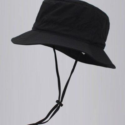 Men Solid Drawstring Decor Bucket Hat For Daily Life And Outdoor Casual