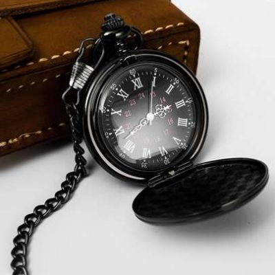 Men Vintage Pointer Quartz Pocket Watch