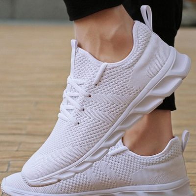 Men’s Casual Walking Shoes Breathable Mesh Workout Shoes Non Slip Athletic Sports Running Sneakers Outdoors