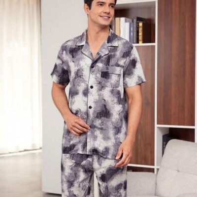 Men’s Full Print Pajama Set