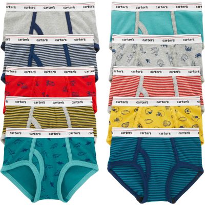 Multi 10-Pack Cotton Briefs Underwear | carters.com