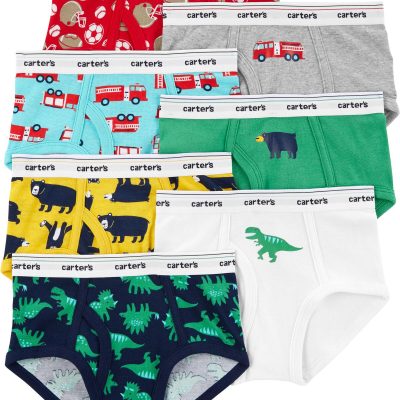 Multi 7-Pack Cotton Briefs Underwear | carters.com