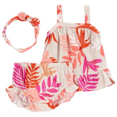 Multi Baby 3-Piece Floral Crinkle Jersey Set | carters.com