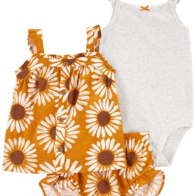 Multi Baby 3-Piece Floral Little Short Set | carters.com