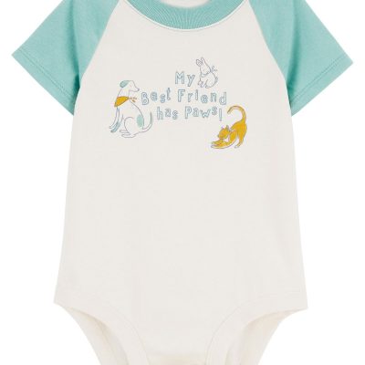 Multi Baby Best Friend Has Paws Dog Bodysuit | carters.com