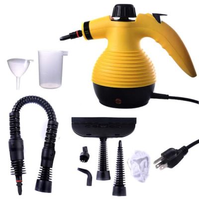 Multifunctional Handheld Pressurized Steam Cleaner with 9-Piece Accessory Set, Steam Cleaning for Car, Home, Bedroom