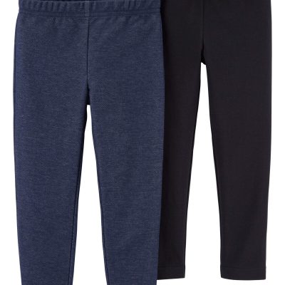 Navy/Black Toddler 2-Pack Navy & Black Leggings Set | carters.com