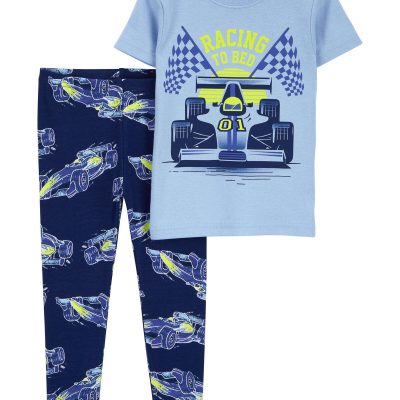 Navy Toddler 1-Piece Racing 100% Snug Fit Cotton Pajamas | carters.com