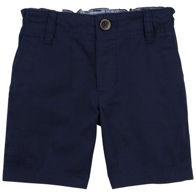 Navy Toddler Stretch Chino Shorts | carters.com
