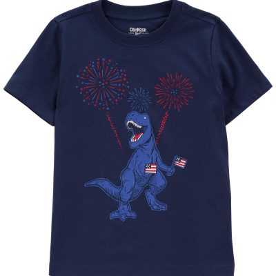 Navy USA Dino Graphic Tee | carters.com