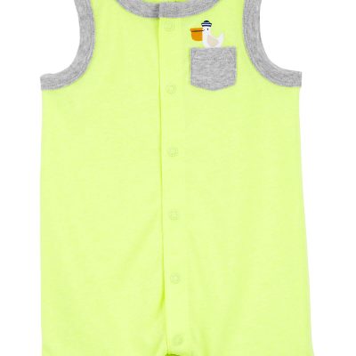 Neon Yellow Baby Neon Pelican Snap-Up Romper | carters.com