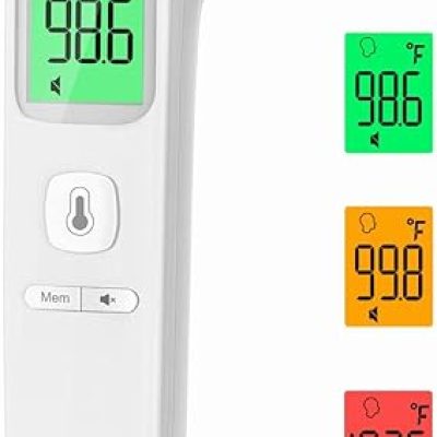 No-Touch Thermometer for Adults and Kids, FSA Eligible, Digital Baby Thermometer with Fever Alarm, 1 Second Result, Accurate & Easy to use