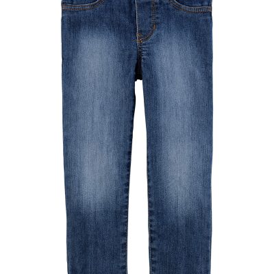 Oceana Blue Wash Toddler Dark Wash Elastic-Waist Jeggings | carters.com