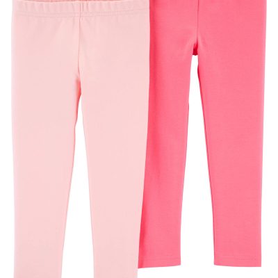 Pink Toddler 2-Pack Pink Leggings Set | carters.com