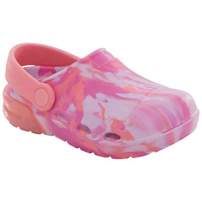 Pink Toddler Tie-Dye Light-Up Rubber Clogs | carters.com