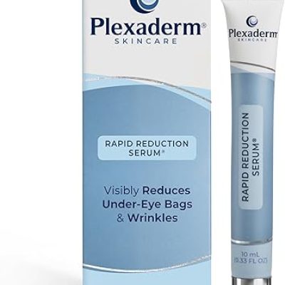Plexaderm Rapid Reduction Eye Serum – Advanced Formula Anti Aging Visibly Reduces Under-Eye Bags, Wrinkles, Dark Circles, Fine Lines & Crow’s Feet…