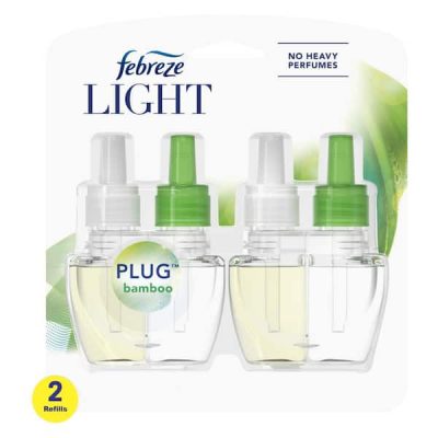 Plug Light 0.87 oz. Bamboo Scent Scented Oil Automatic Air Freshener Refill (2 Refills)