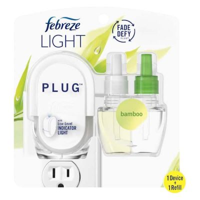 Plug Light 0.87 oz. Bamboo Scent Scented Oil Refill And Oil Plug-In Air Freshener