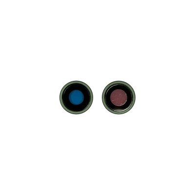 Premium – Rear Camera Lens w/ Rings for iPhone 13 / 13 Mini (Real Sapphire) (Alpine Green)