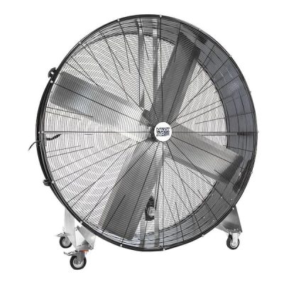 Pro Series 60 in. 2-Speed Belt Drive Drum Fan in Black