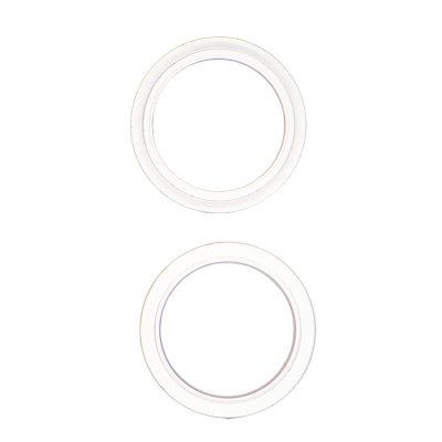 Rear Camera Bezel Ring for iPhone 13 / 13 Mini (No Lens) (2 Piece Set) (Starlight)