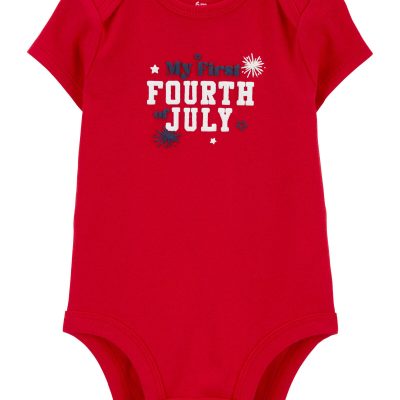 Red Baby My First 4th Of July Collectible Bodysuit | carters.com