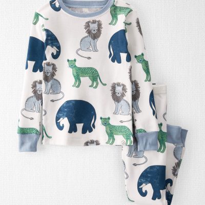 Safari Print Toddler Organic Cotton 2-Piece Pajamas Set | carters.com