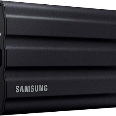 SAMSUNG T7 Shield 4TB Portable SSD – 1050MB/s, Rugged, Water & Dust Resistant, for Content Creators – Black